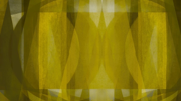 Green Layered Bauhaus Mosaic