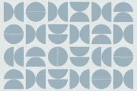 Pastel Blue Bauhaus wallpaper