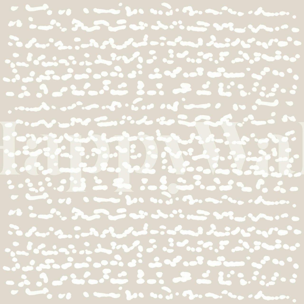Beige wallpaper with white scribble patterns in abstract style