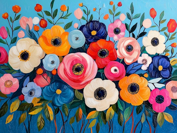 Vibrant Eclectic Floral