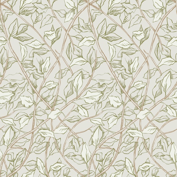 Botanical Leaf Tapestry