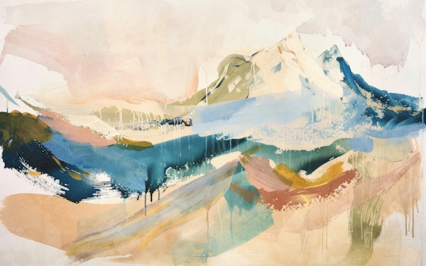 Soft Pastel Abstract Art