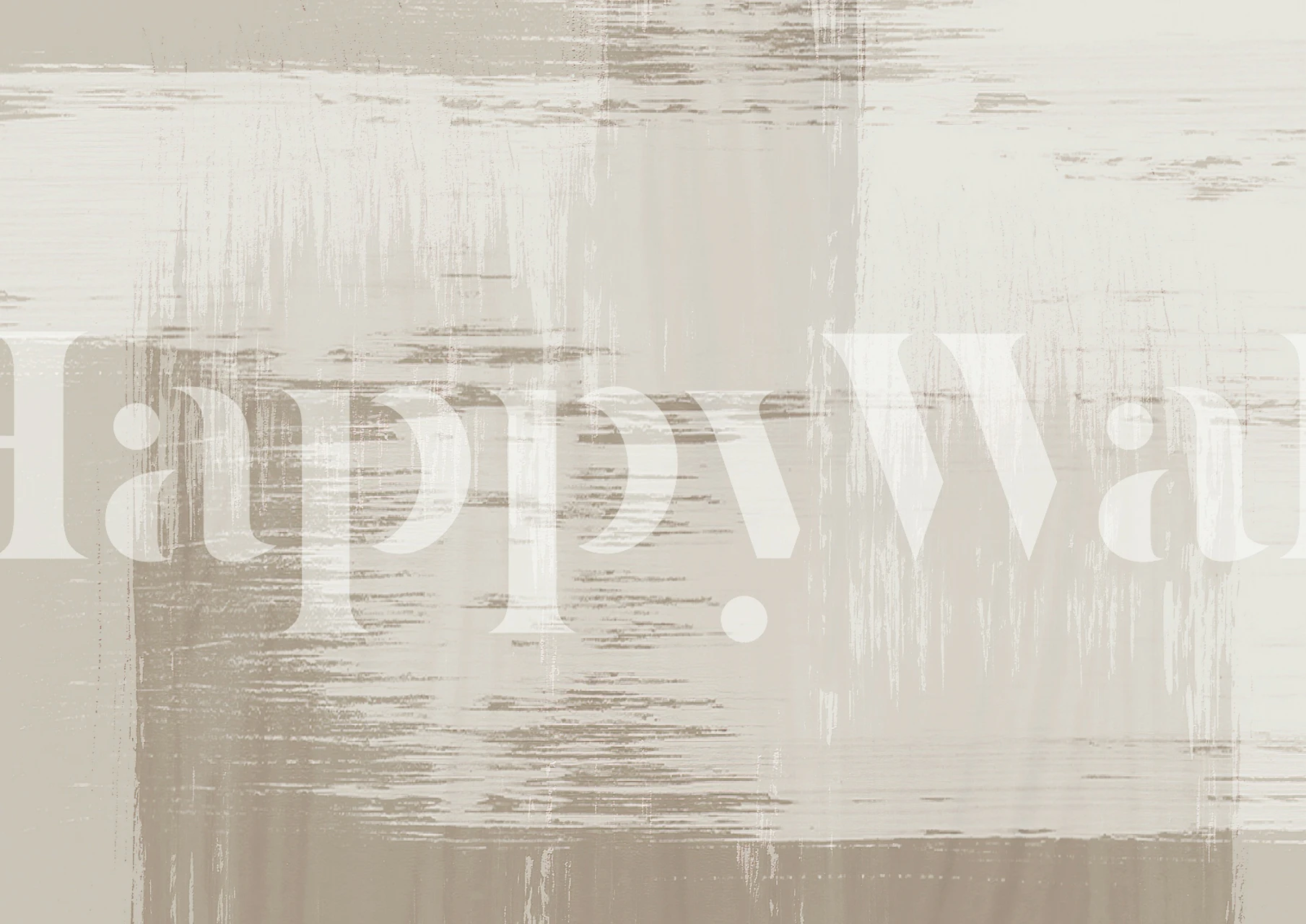 Abstract textured design in sand beige and cream wallpaper