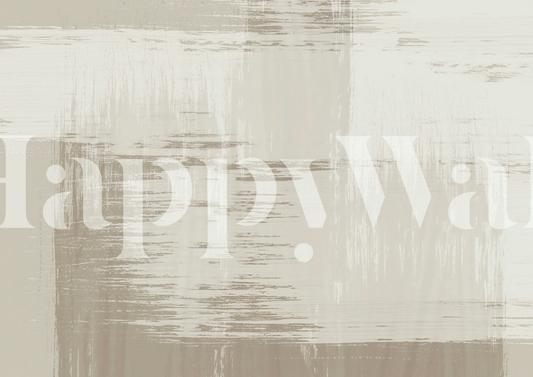 Abstract textured design in sand beige and cream wallpaper