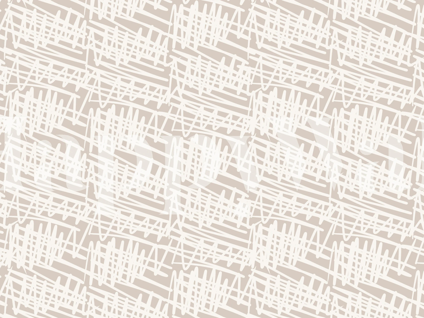 Papel pintado Scribbled Impatience en una habitación