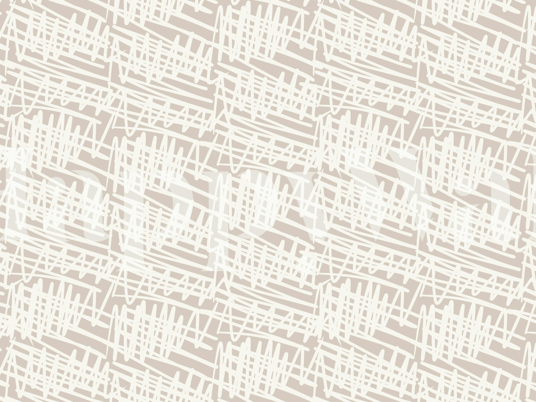 Neutral scribbled pattern on light background wallpaper