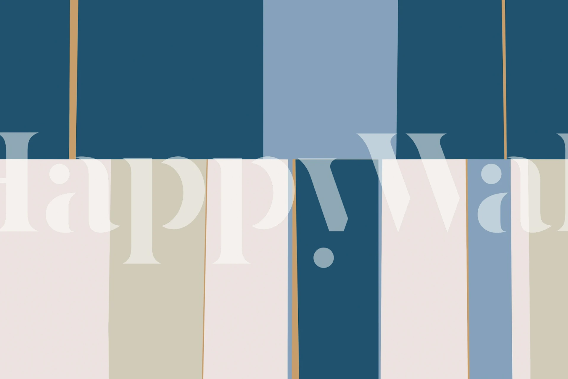 Tapeta Mosaic Blue H2 w stylowym pokoju