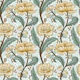 Victorian Art Nouveau Peonies - pastel yellow