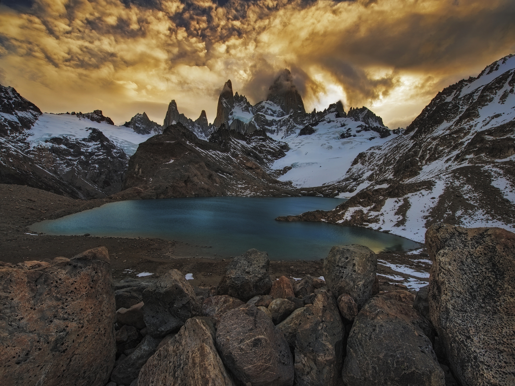 Mount Fitz Roy tapet | Fototapet - Happywall