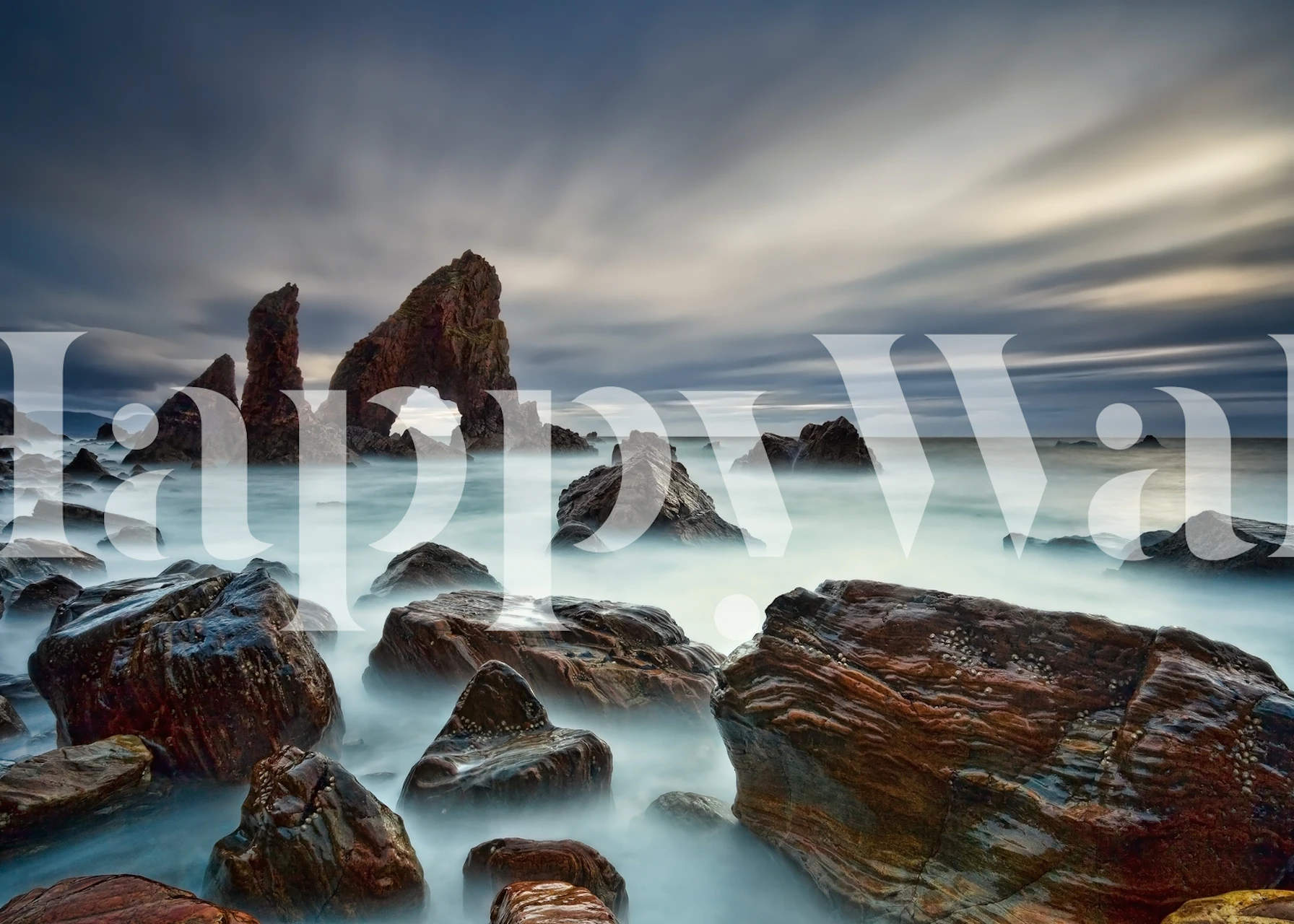 Sea Arch at Crohy Head tapet i et rum
