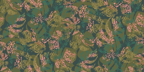 Tropicana Texture in jungle green