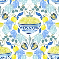 Italian Liguria food (large scale) ταπετσαρία