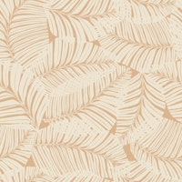 Tropicana Leafy in antique white & sheepskin tapety