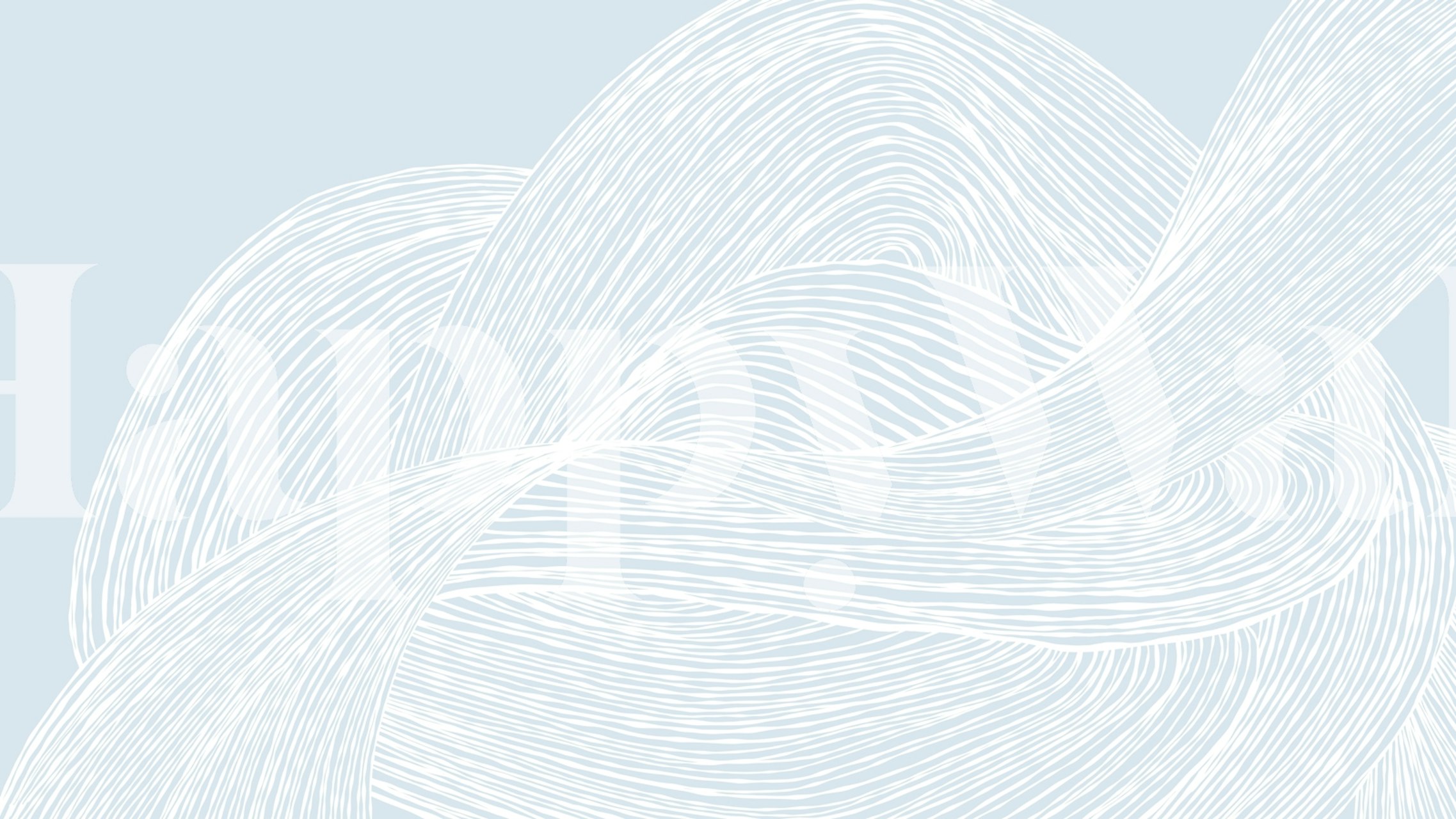 Papel pintado azul pastel Zen flow en una habitación