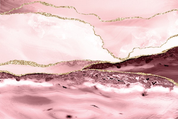Pink Marble Waves