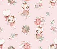 Fly High Little One - pink ταπετσαρία