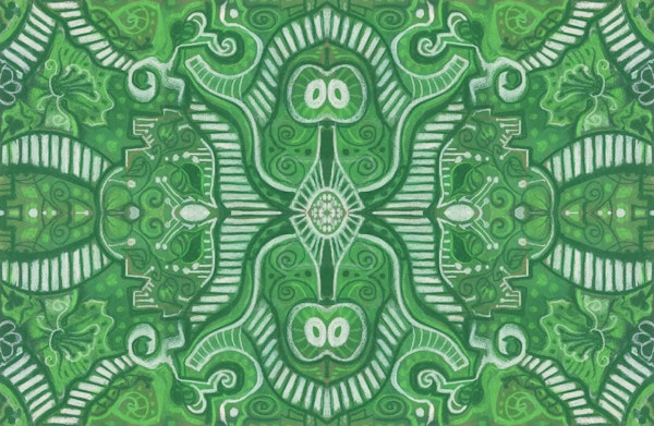 Apple Stripes Bohemian Pattern