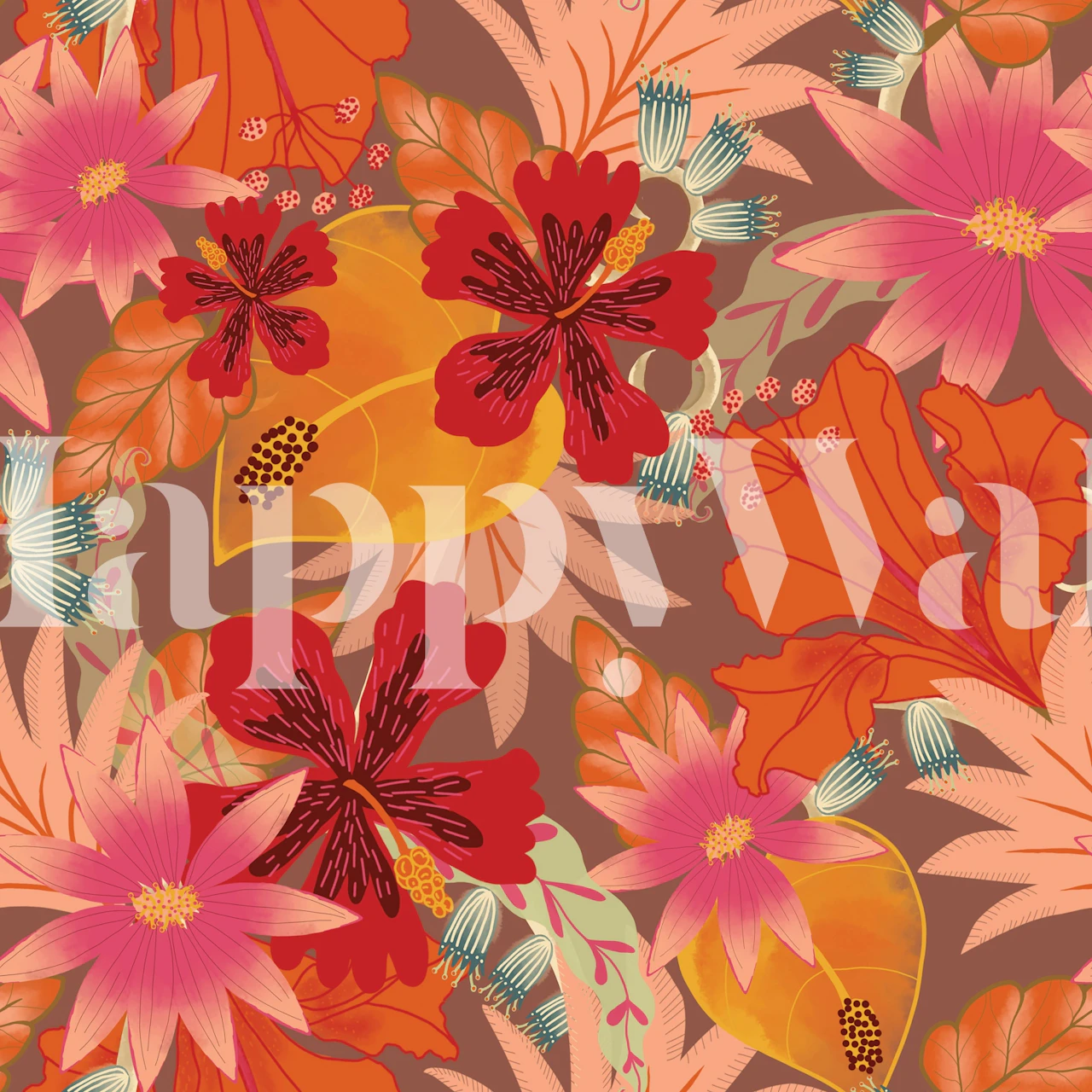 Papier peint Evening Soiree Luxe dans une pièce moderne