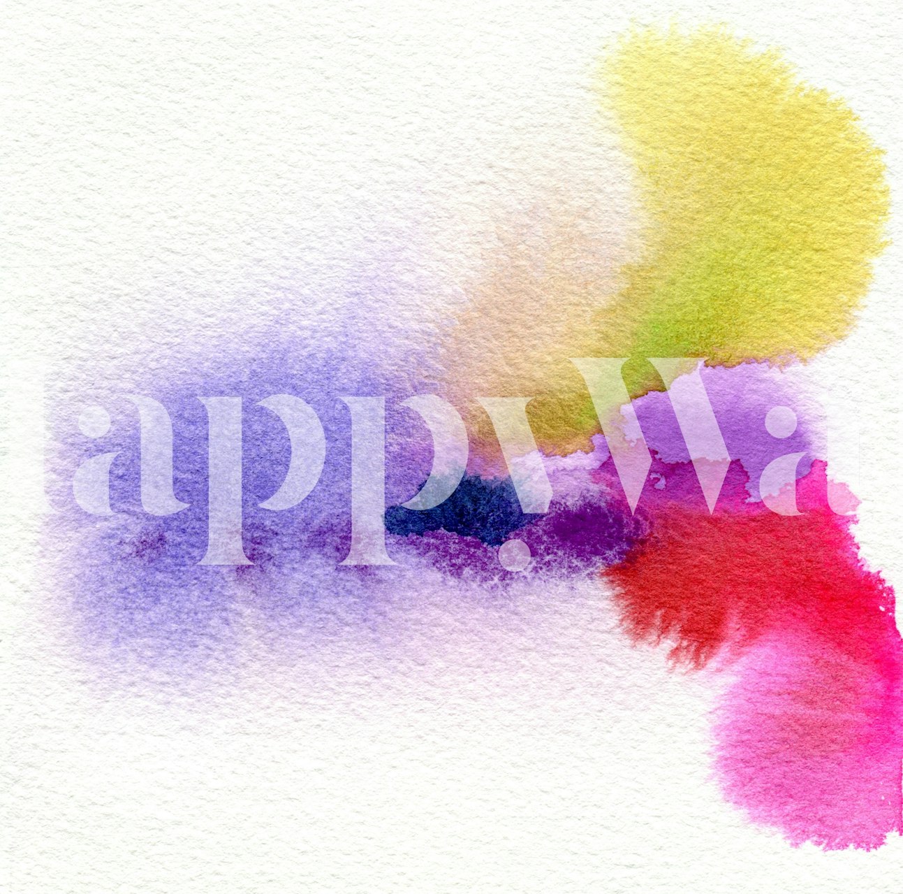 Colorful abstract watercolor wallpaper with pink, purple, and green hues