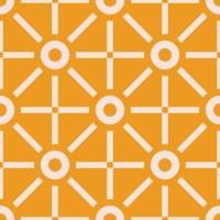 Geometric Sun Blush Yellow tapete