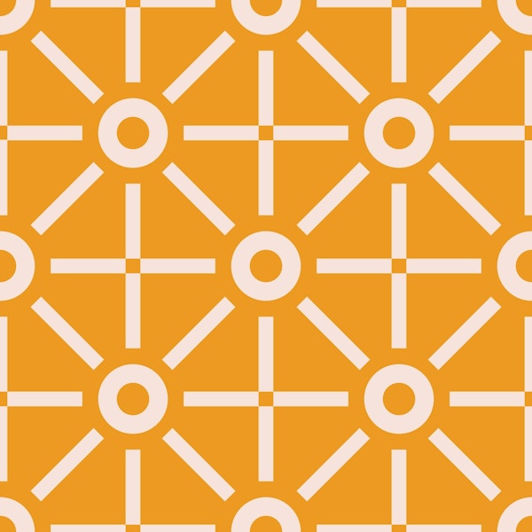 Geometric Sun Blush Yellow