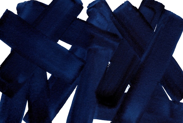 Superwatercolor Dark Blue