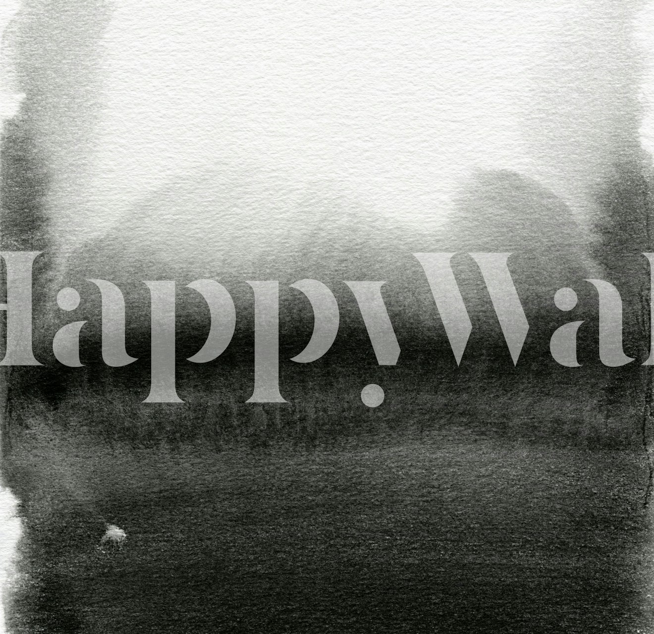 Black and white abstract brushstroke wallpaper