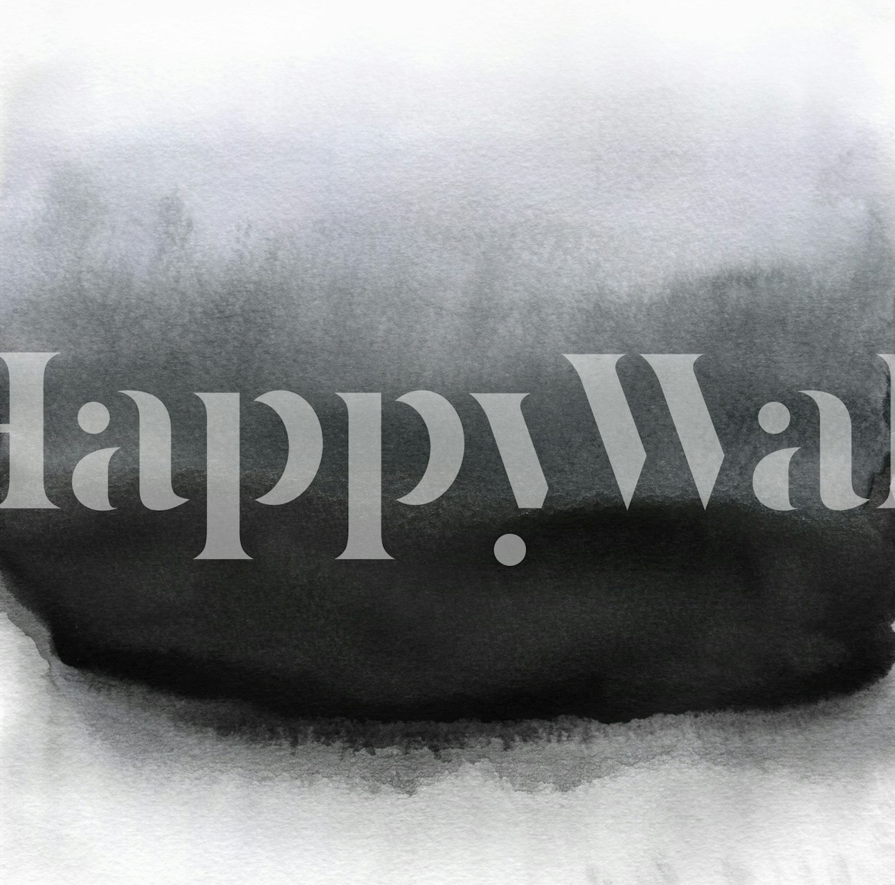 P Black wallpaper in a modern room setting