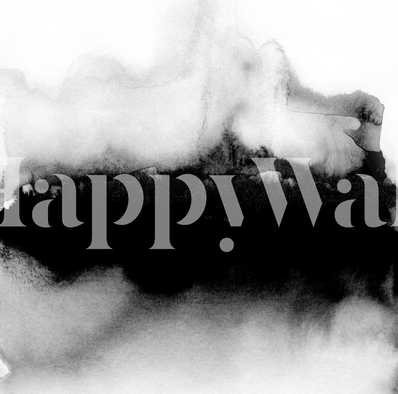 Be There wallpaper displayed in a room