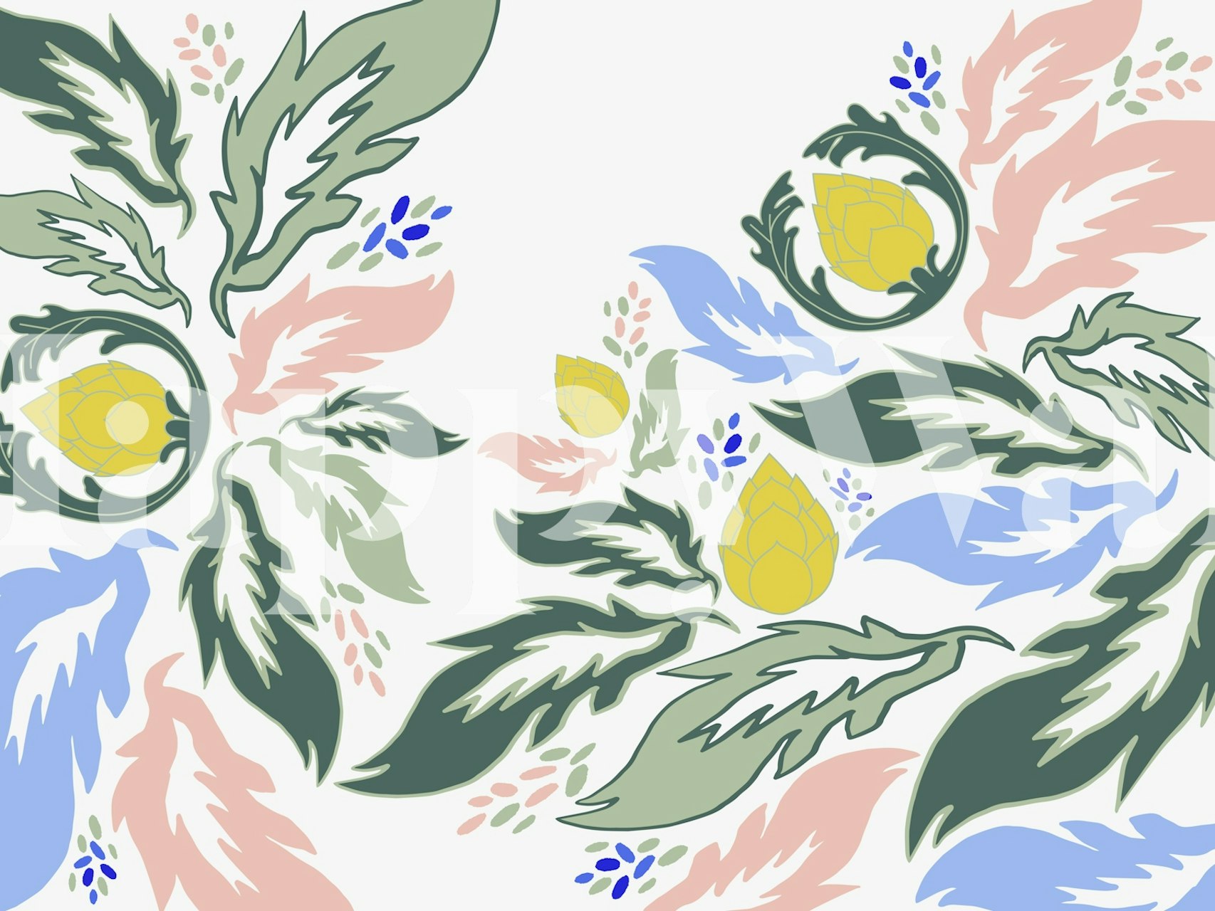 Tropical Jungle Harmony tapeta w pokoju