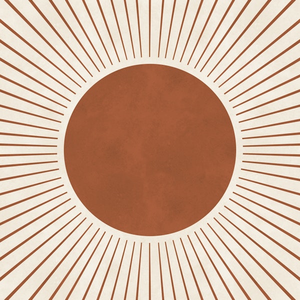 Radiant Sunburst Design