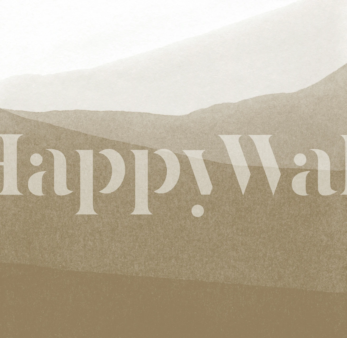 Subtle Layers III wallpaper design displayed in a room