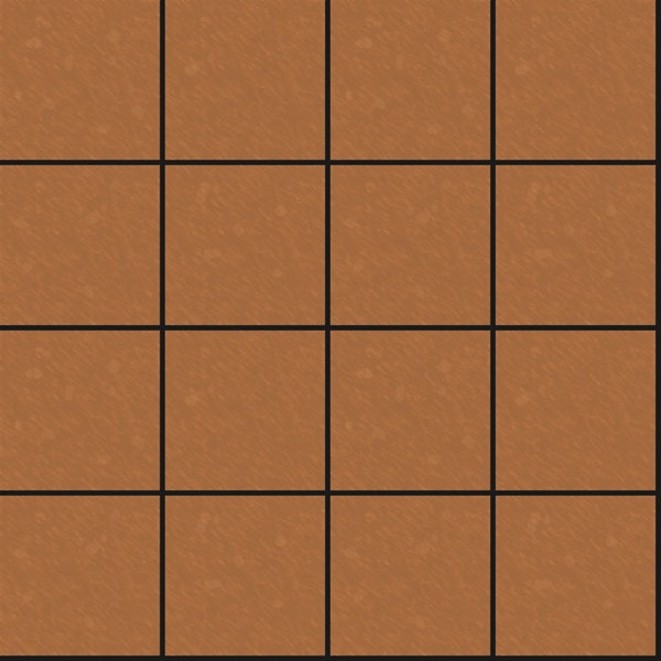 Terra Cotta Grid Design