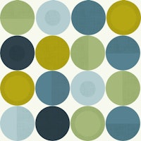 Green Geometric Dots wallpaper