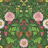 Wild garden papiers peint