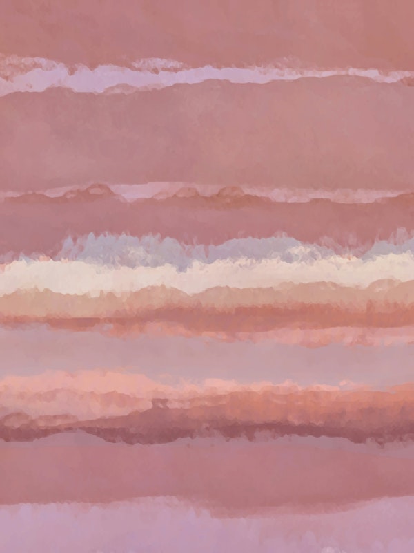 Strips 10 | Mauve Pastel Minimalism