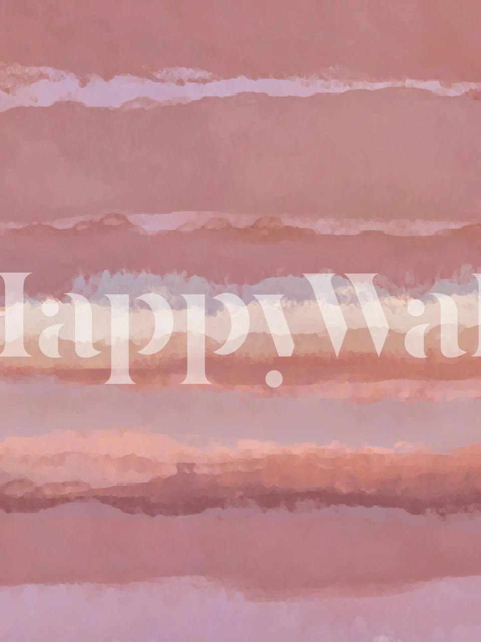 Mauve pastel tapet i et stilfuldt rum