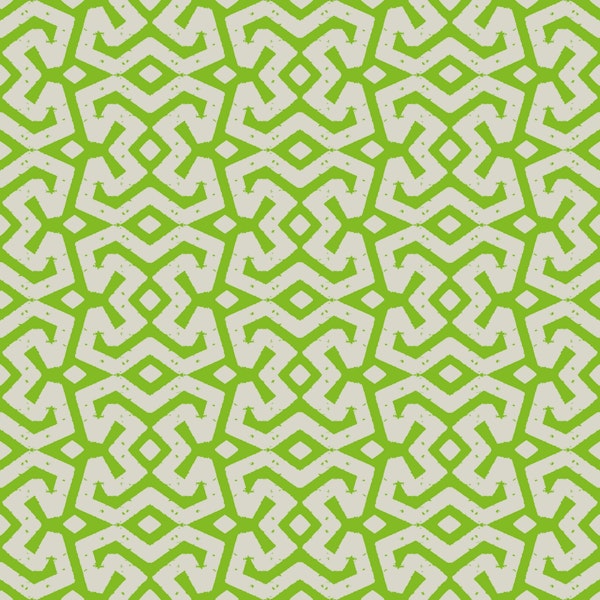 Graphic oriental green