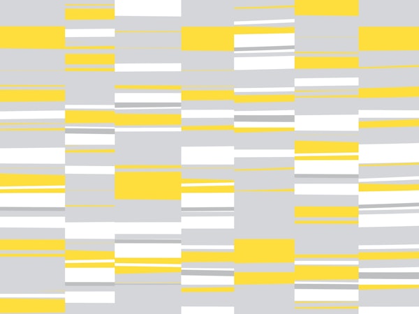 Mosaic Rectangles | Yellow Gray White