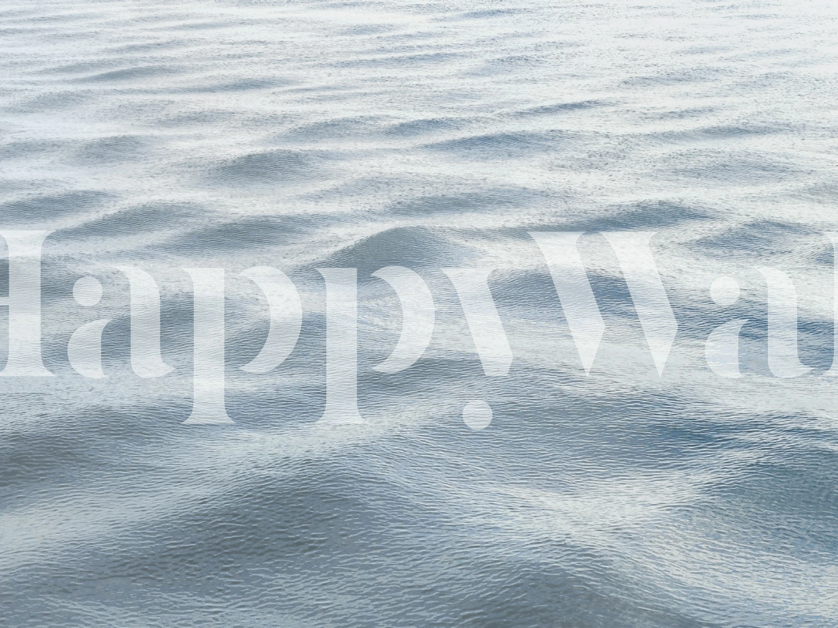 Carta da parati Ocean Shivers 3 in una stanza serena