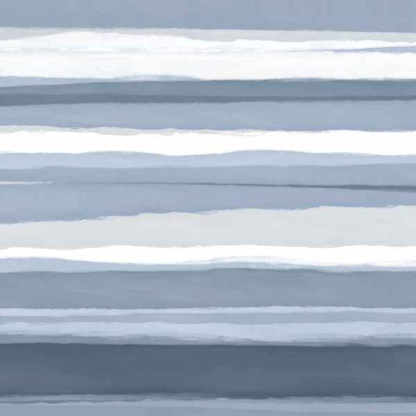 Strips 3 | Indigo Pastel Minimalism