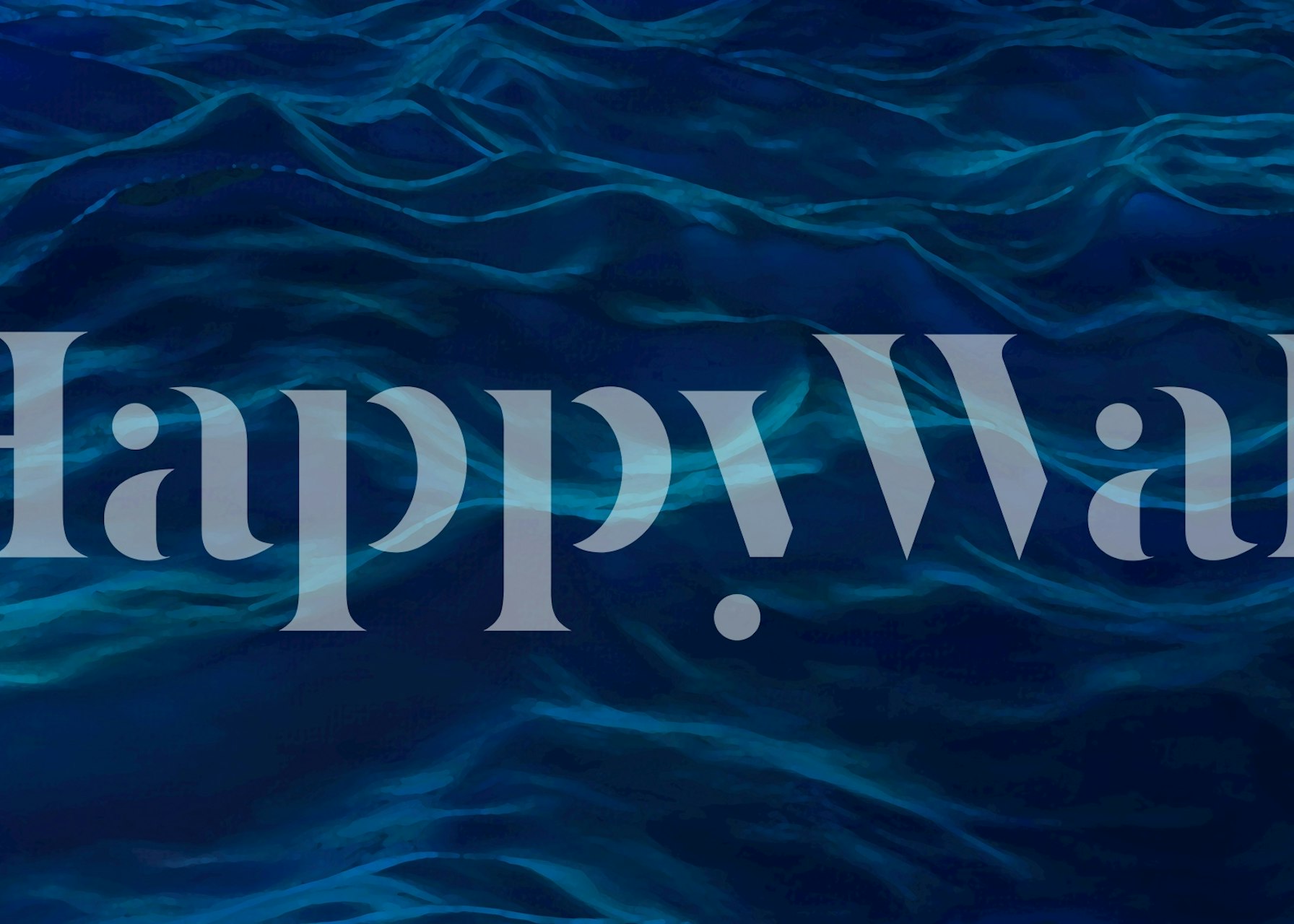 Dark Waves wallpaper in a room