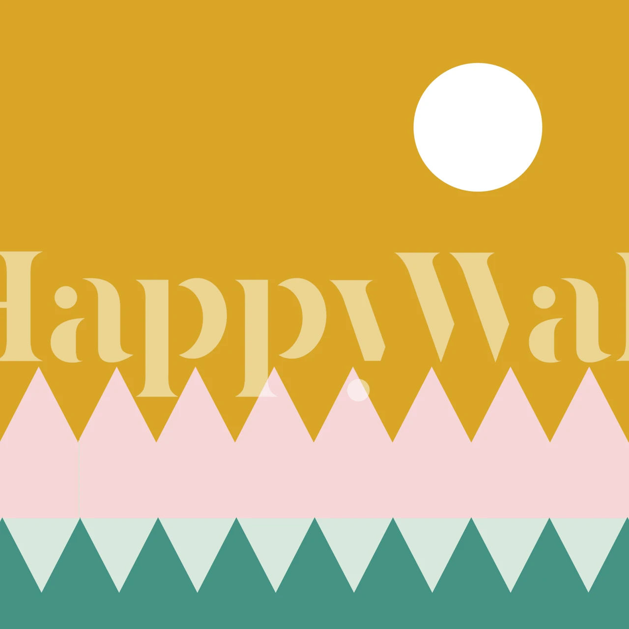 Mountain wallpaper displayed in a room