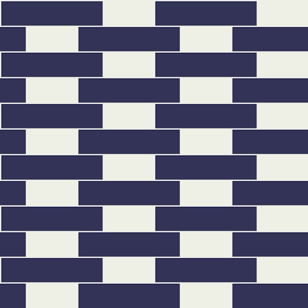 Navy Brick Style Decor