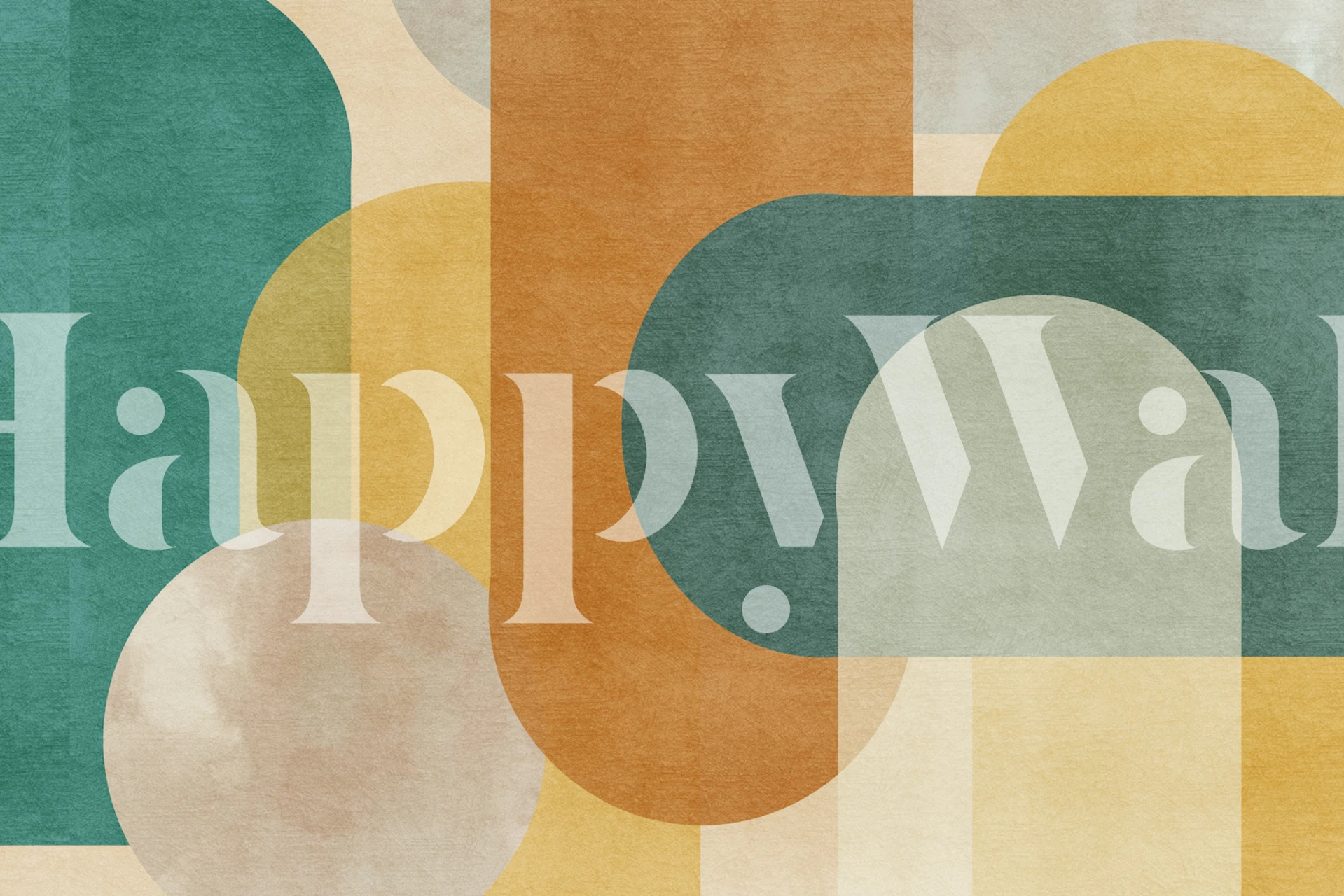 Mid-Century Modern design wallpaper pattern