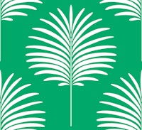 Palm Leaves - Jade Green and White 1 ταπετσαρία