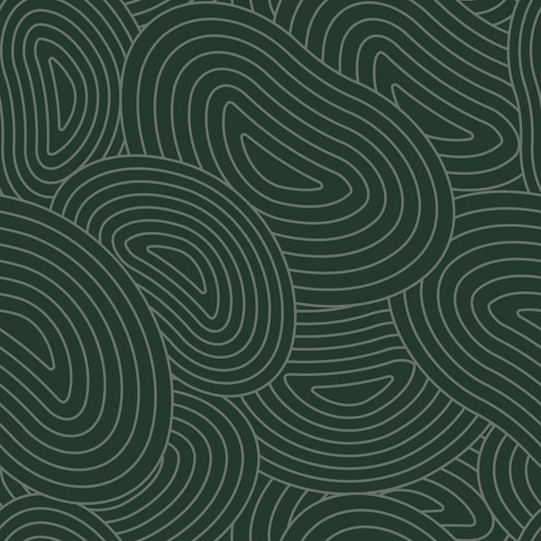 Forest Green Swirls
