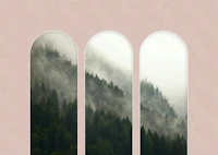 Misty Mountain View papiers peint