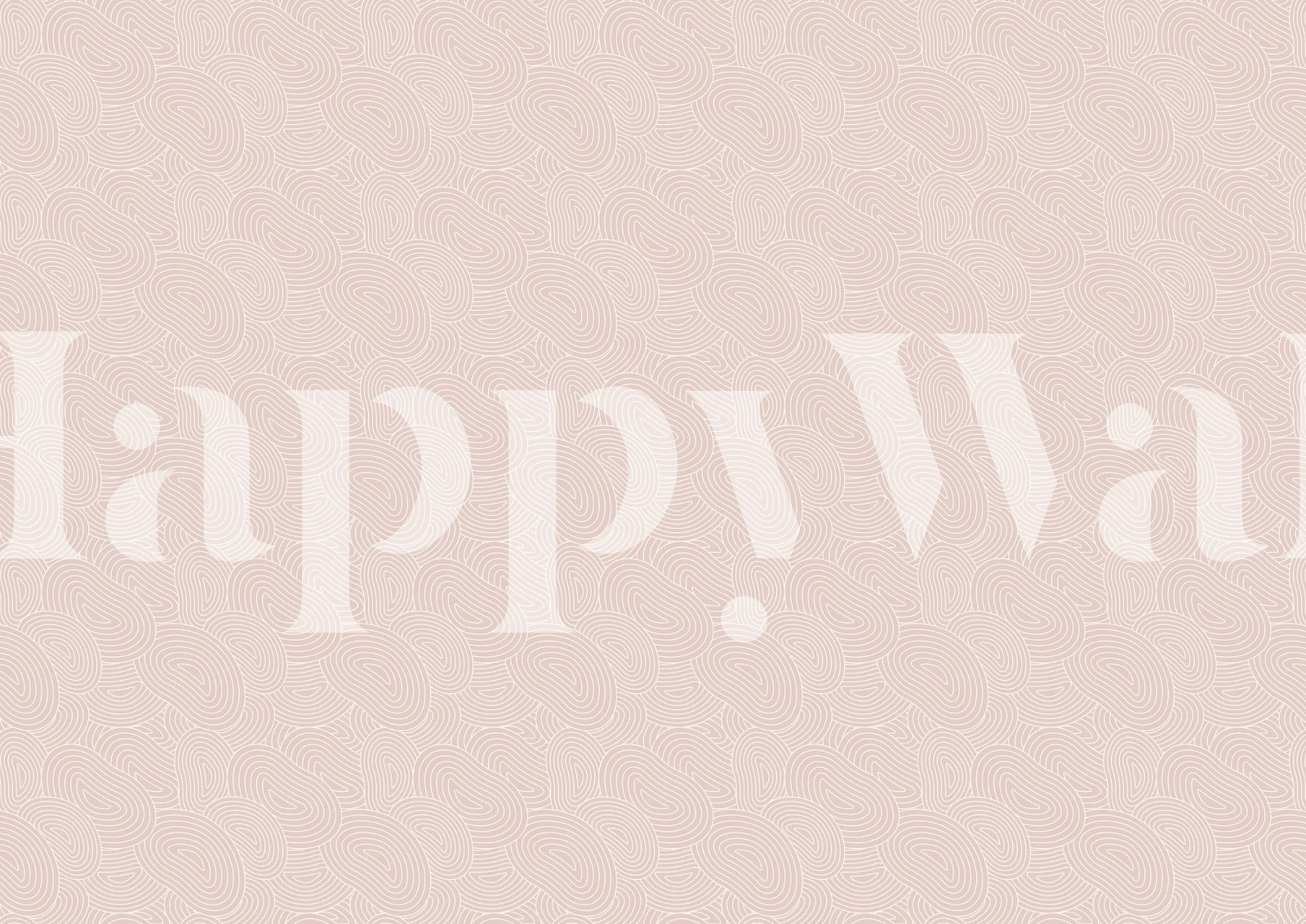 Soft Pink Swirls wallpaper design