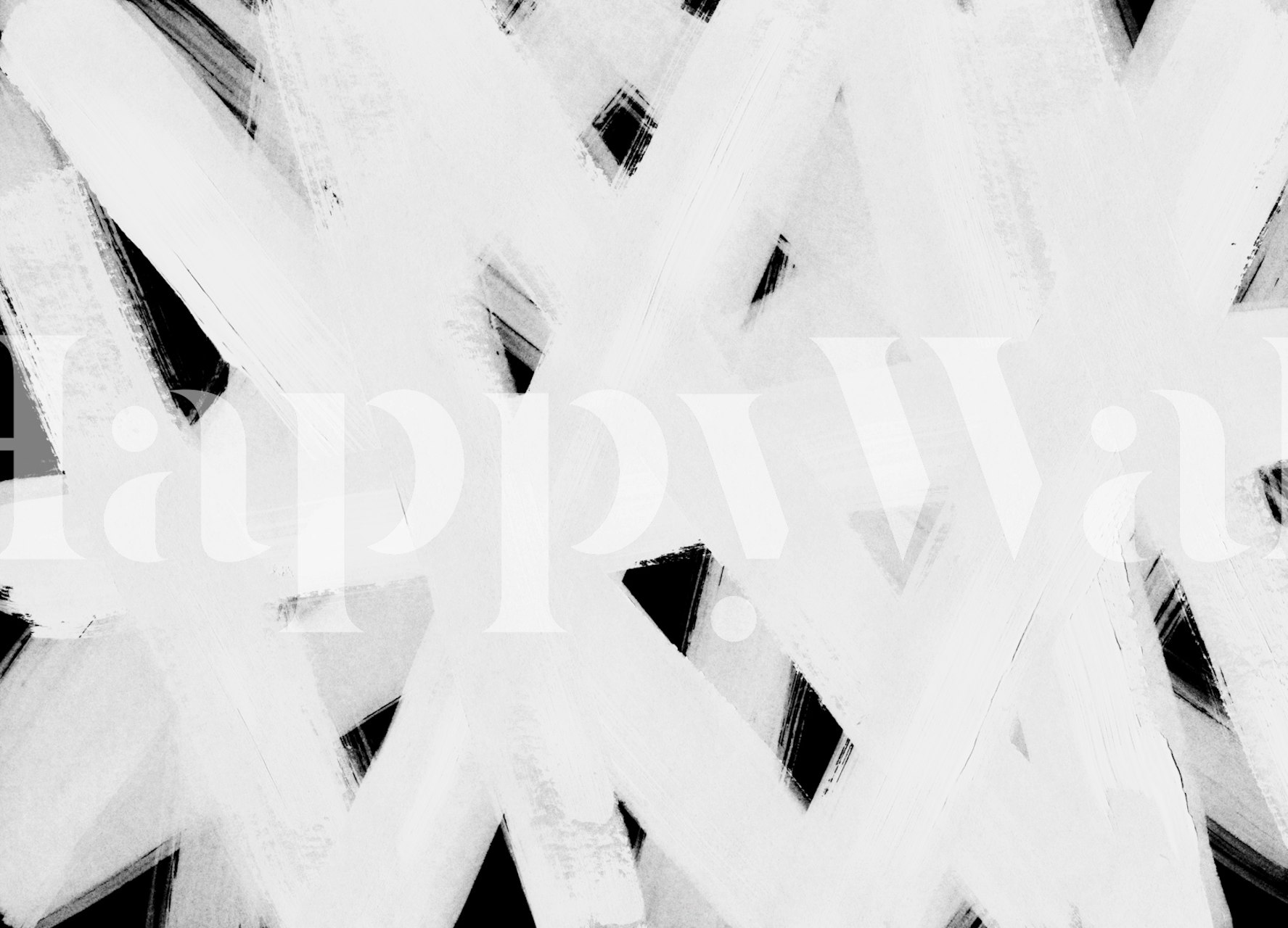 Black and white abstract geometric patterns wallpaper